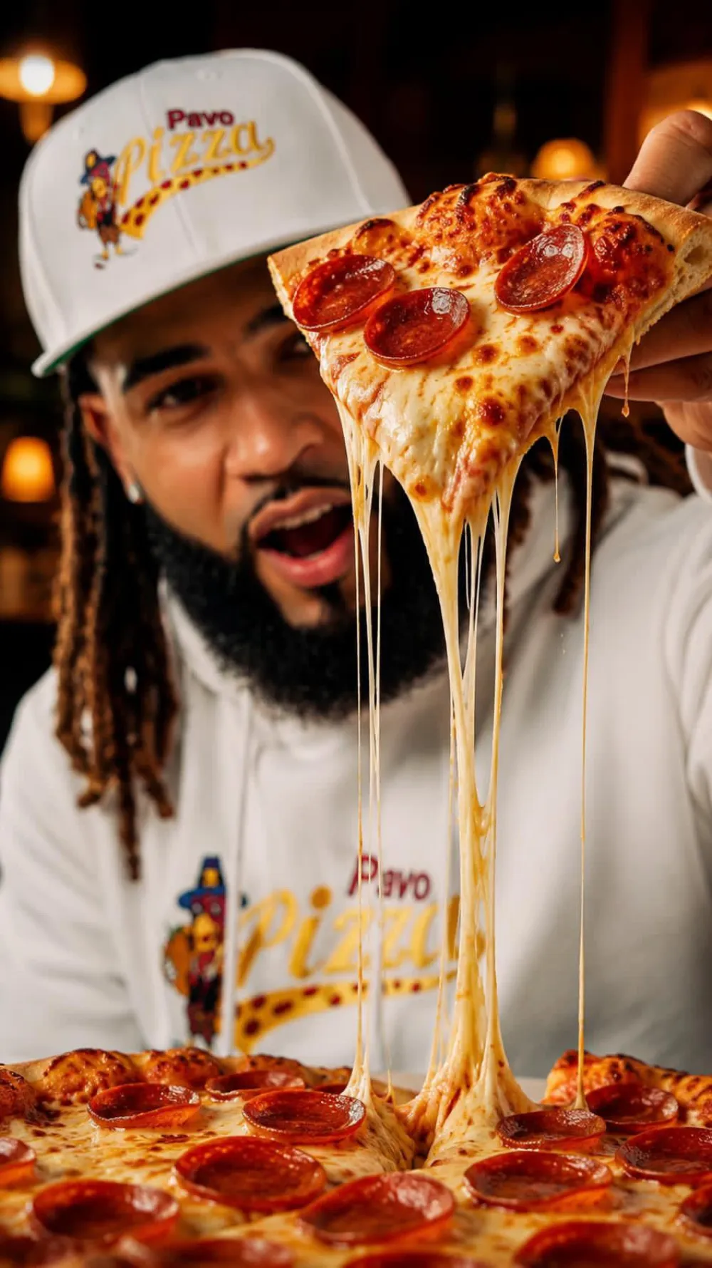 🍕 ¡El verdadero sabor está en Pavopizza! Ven y disfruta cada mordida.