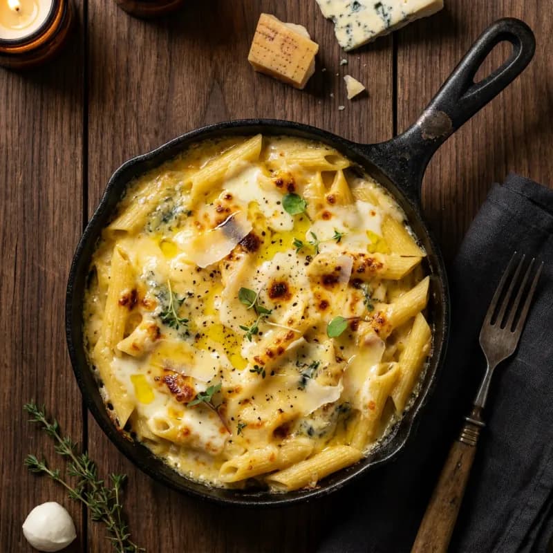 Pasta 4 Quesos